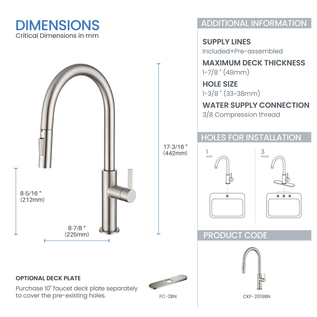 Neo Single-Handle Pull-Down Kitchen Faucet in 2019BB