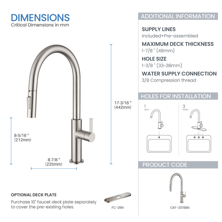Neo Single-Handle Pull-Down Kitchen Faucet in 2019BB
