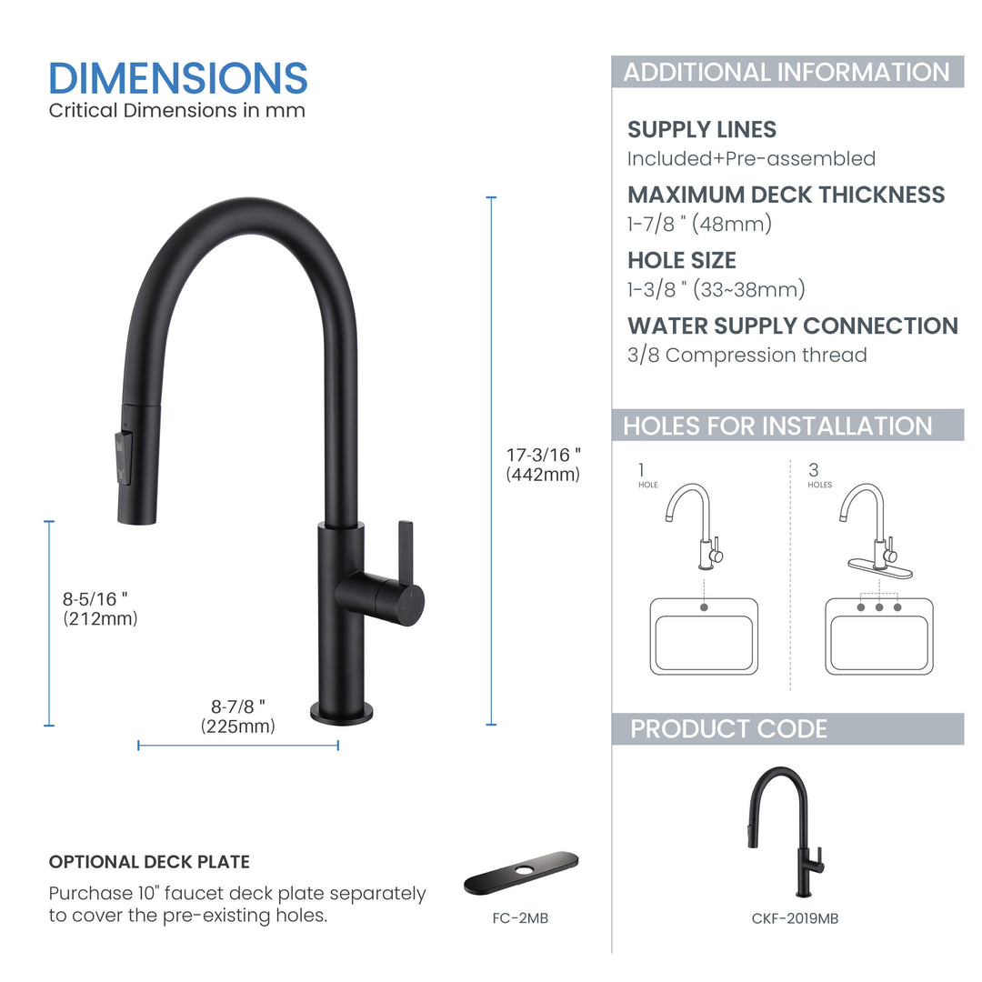 Neo Single-Handle Pull-Down Kitchen Faucet in 2019BB