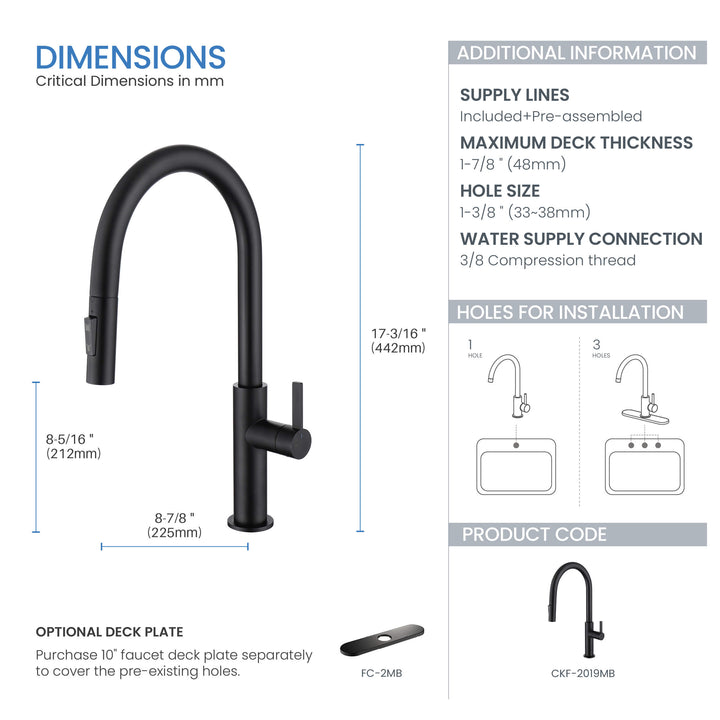 Neo Single-Handle Pull-Down Kitchen Faucet in 2019BB
