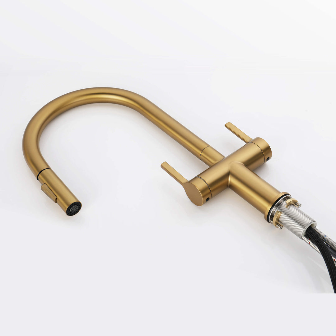 Neo Two-Handle Single-Hole Pull-Down Kitchen Faucet