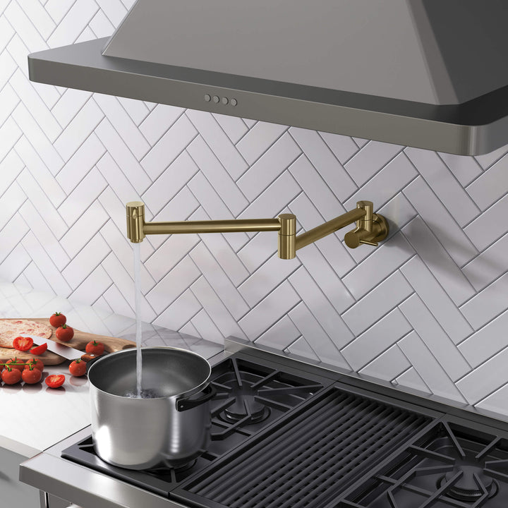 Halo Solid Brass Kitchen Pot Filler
