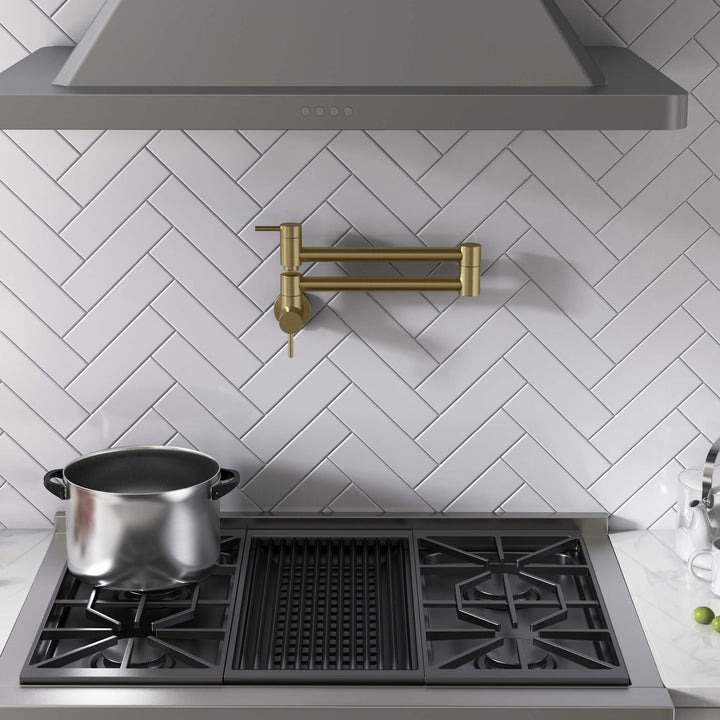 Halo Solid Brass Kitchen Pot Filler