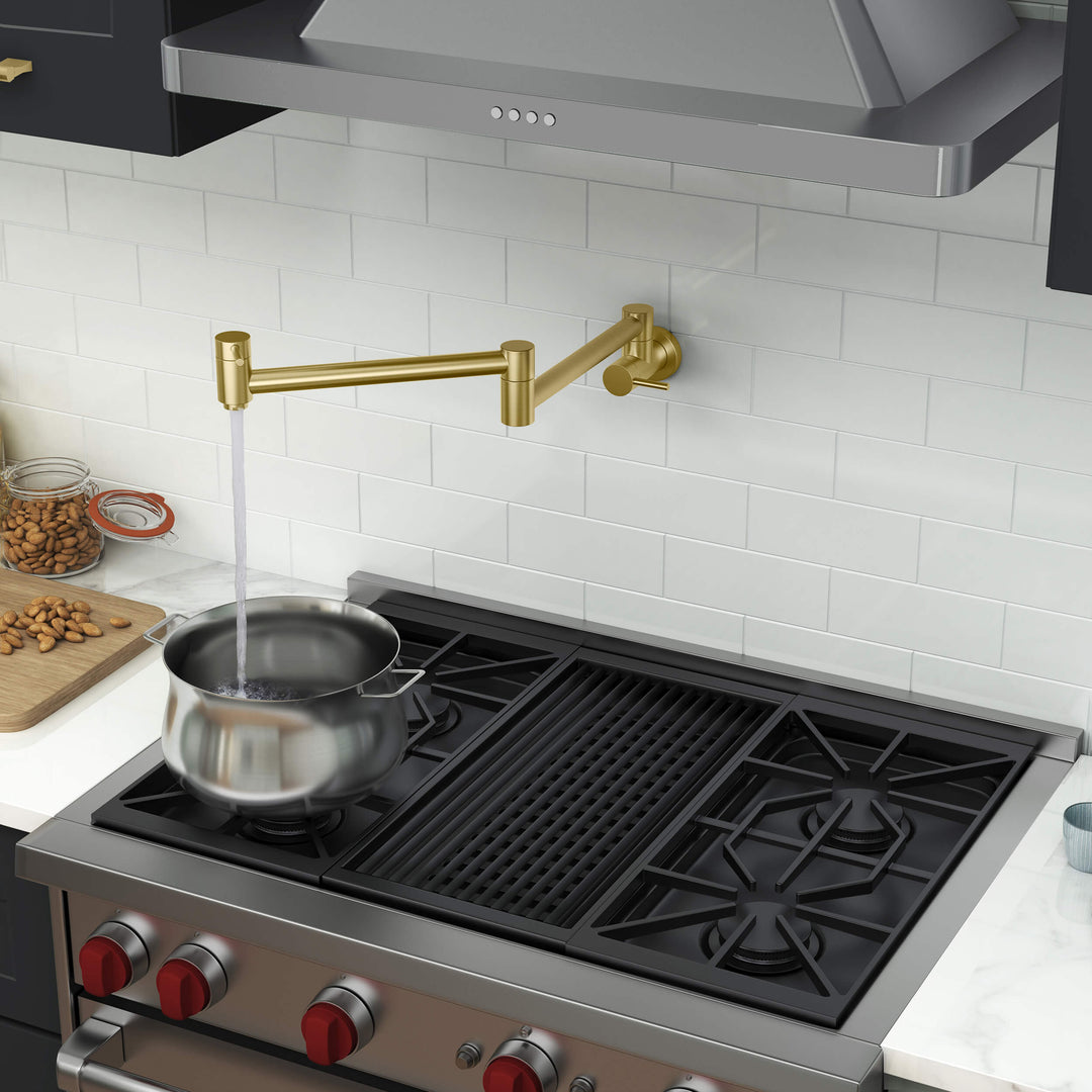 Halo Solid Brass Kitchen Pot Filler