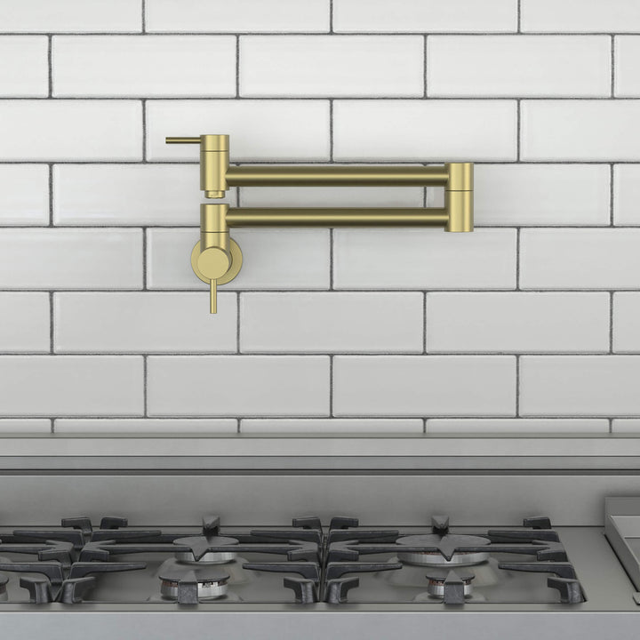 Halo Solid Brass Kitchen Pot Filler