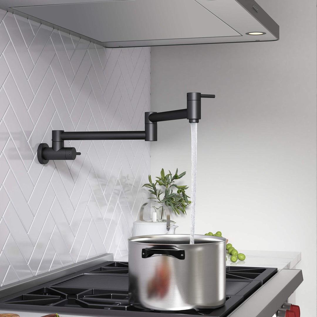 Halo Solid Brass Kitchen Pot Filler