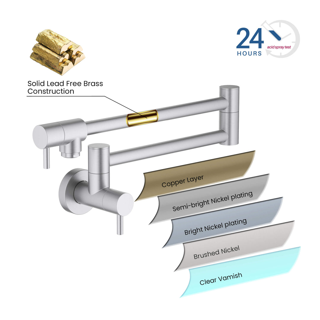 Stainless Steel Kitchen Pot Filler