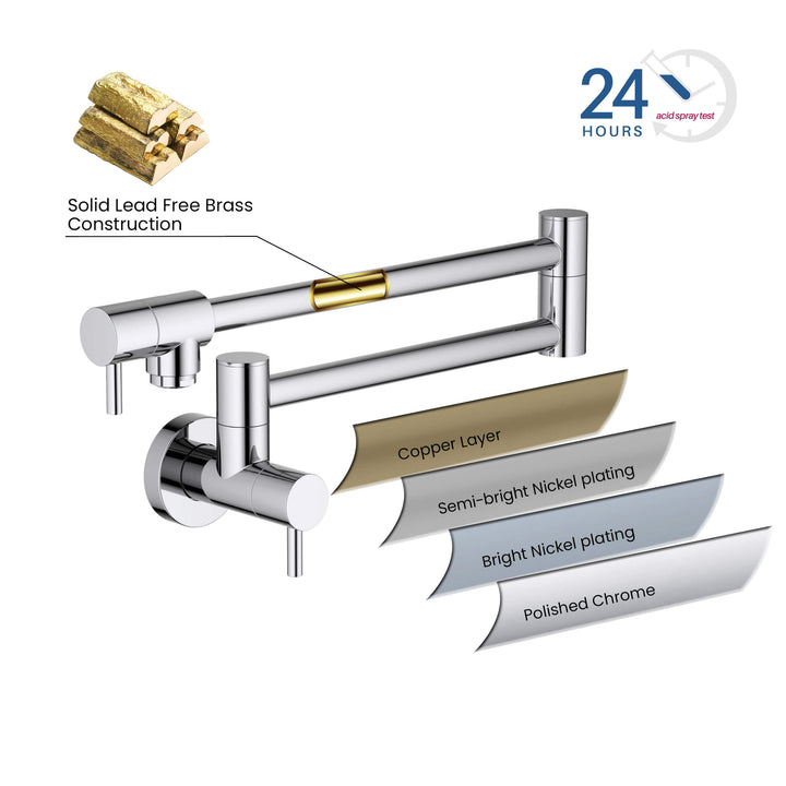 Stainless Steel Kitchen Pot Filler