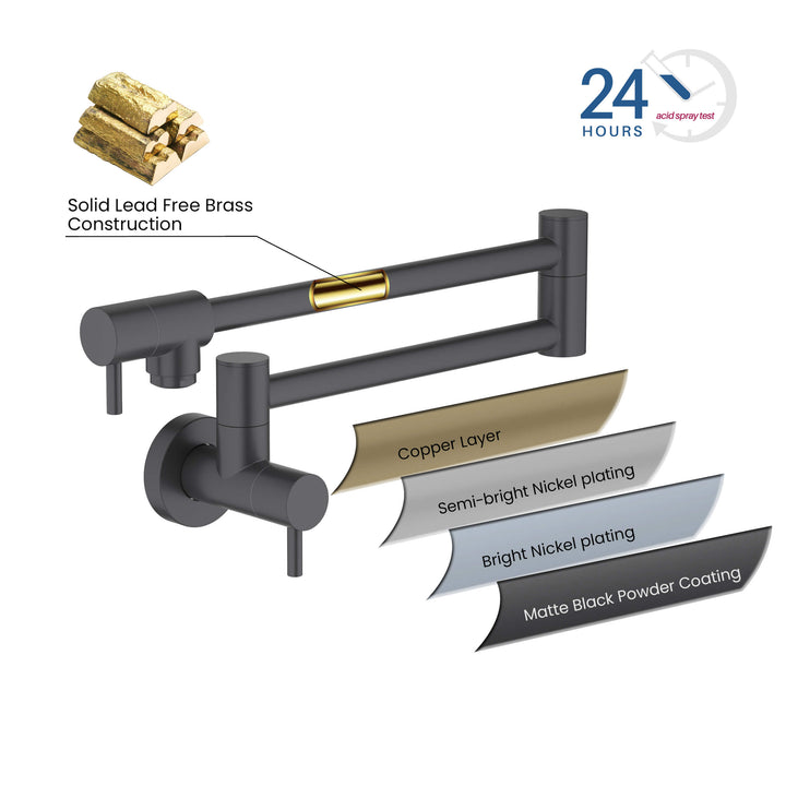 Stainless Steel Kitchen Pot Filler