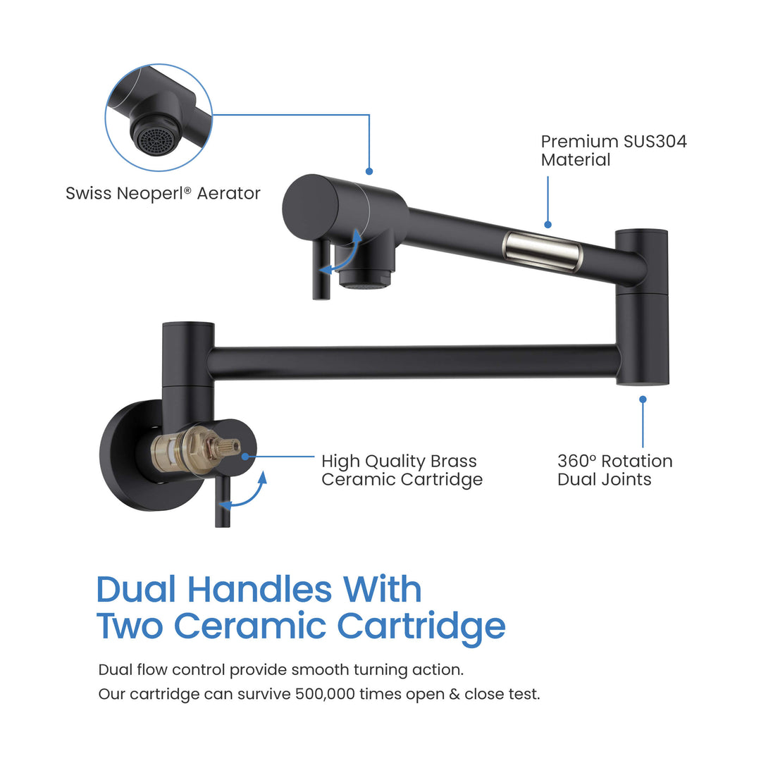Stainless Steel Kitchen Pot Filler
