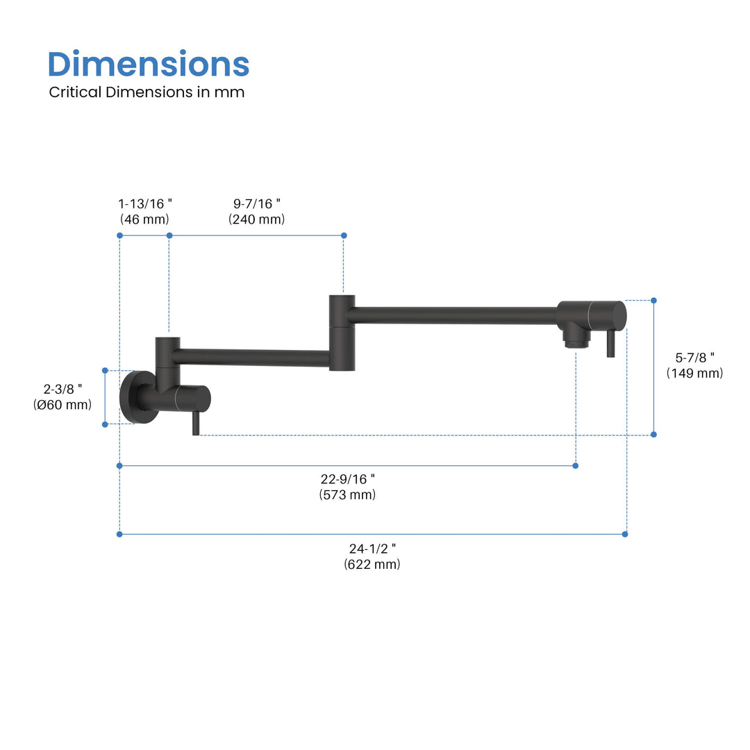 Stainless Steel Kitchen Pot Filler