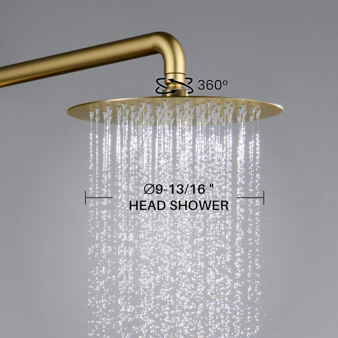 Halo Pressure-Balanced 2-Function Wall-Mount Shower Column with Rough-In Valve