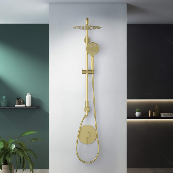 Halo Pressure-Balanced 2-Function Wall-Mount Shower Column with Rough-In Valve