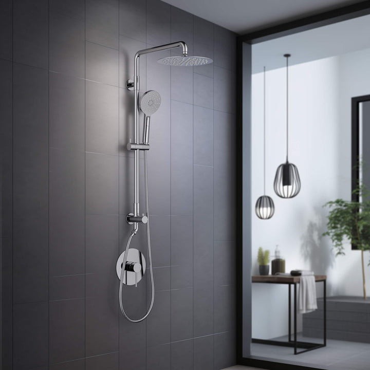 Halo Pressure-Balanced 2-Function Wall-Mount Shower Column with Rough-In Valve