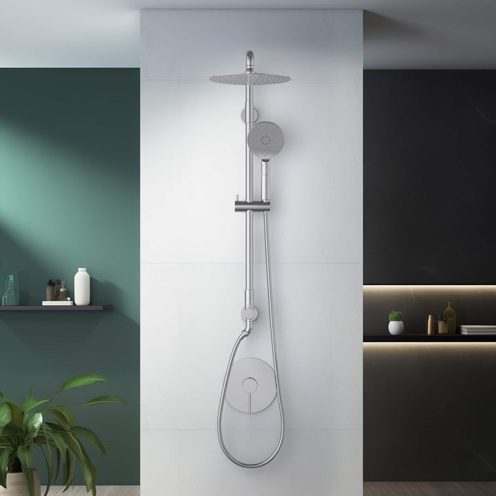 Halo Pressure-Balanced 2-Function Wall-Mount Shower Column with Rough-In Valve