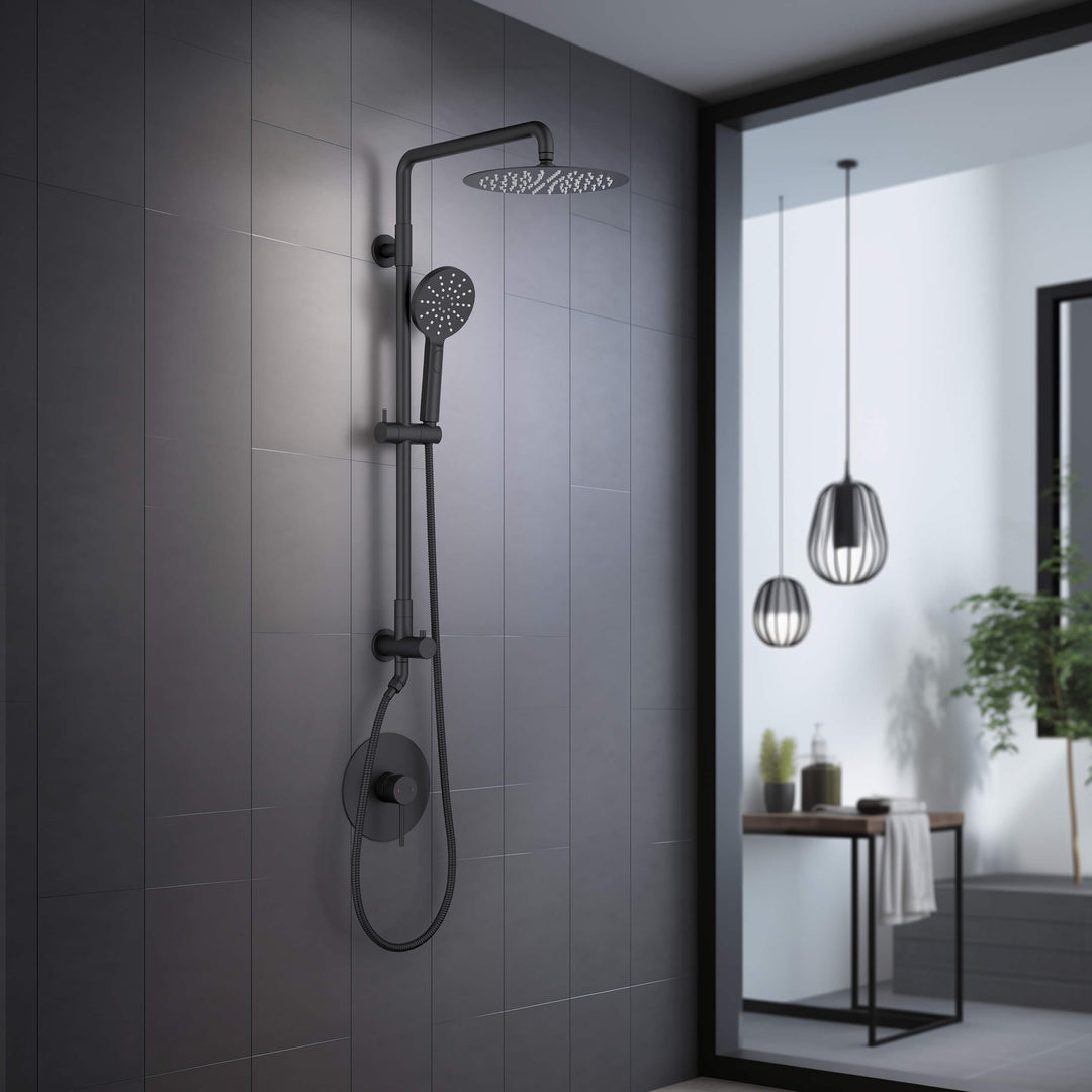 Halo Pressure-Balanced 2-Function Wall-Mount Shower Column with Rough-In Valve