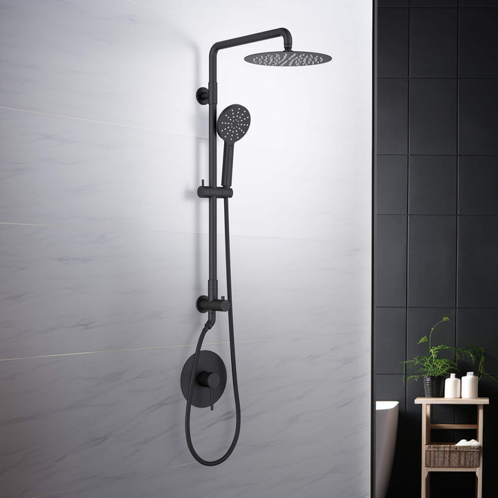 Halo Pressure-Balanced 2-Function Wall-Mount Shower Column with Rough-In Valve