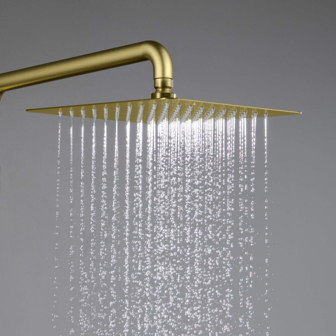 Quadra Pressure-Balanced 2-Function Wall Mount Shower Column with Rough-In Valve