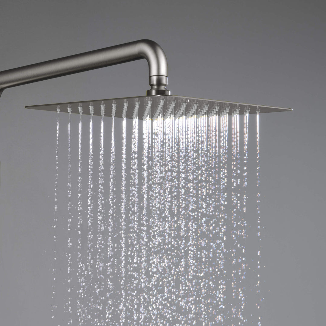 Quadra Pressure-Balanced 2-Function Wall Mount Shower Column with Rough-In Valve