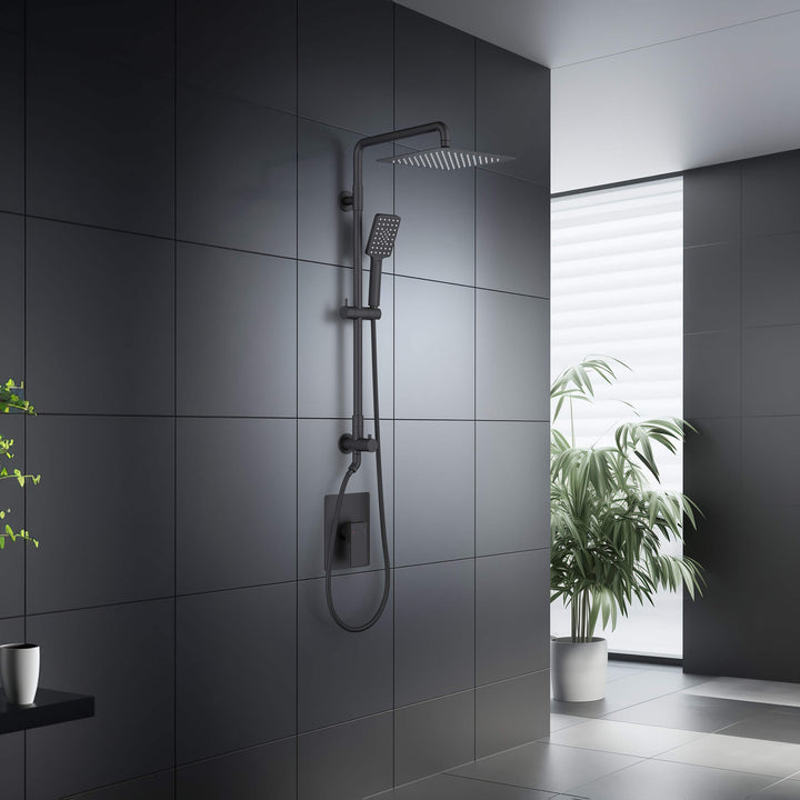 Quadra Pressure-Balanced 2-Function Wall Mount Shower Column with Rough-In Valve