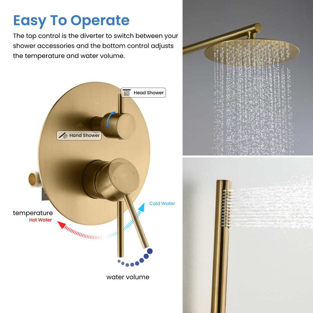 Halo Pressure-Balanced Wall-Mount Shower System