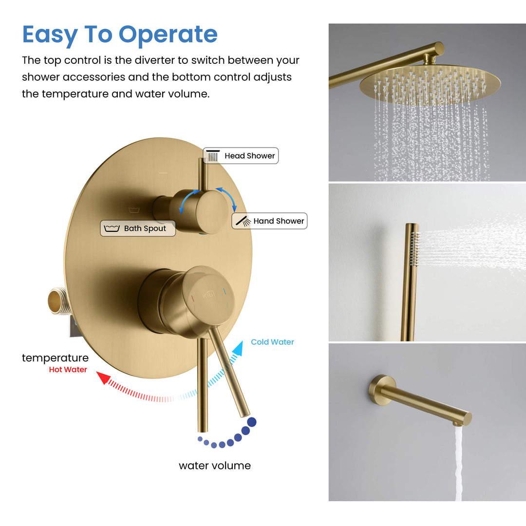 Halo Pressure-Balanced Wall-Mount Shower System