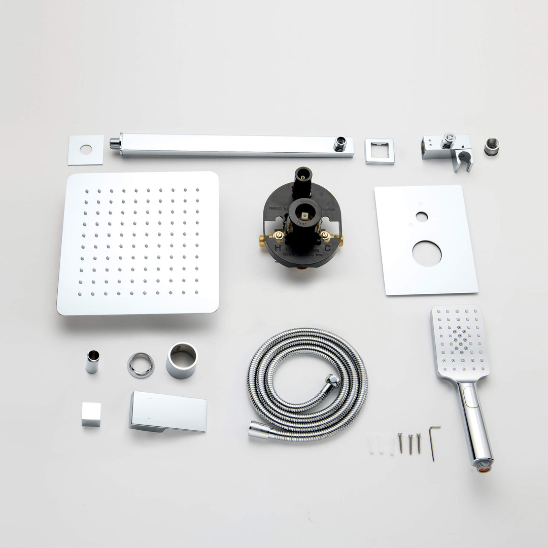 Quadra Pressure-Balanced Wall Mount Shower System