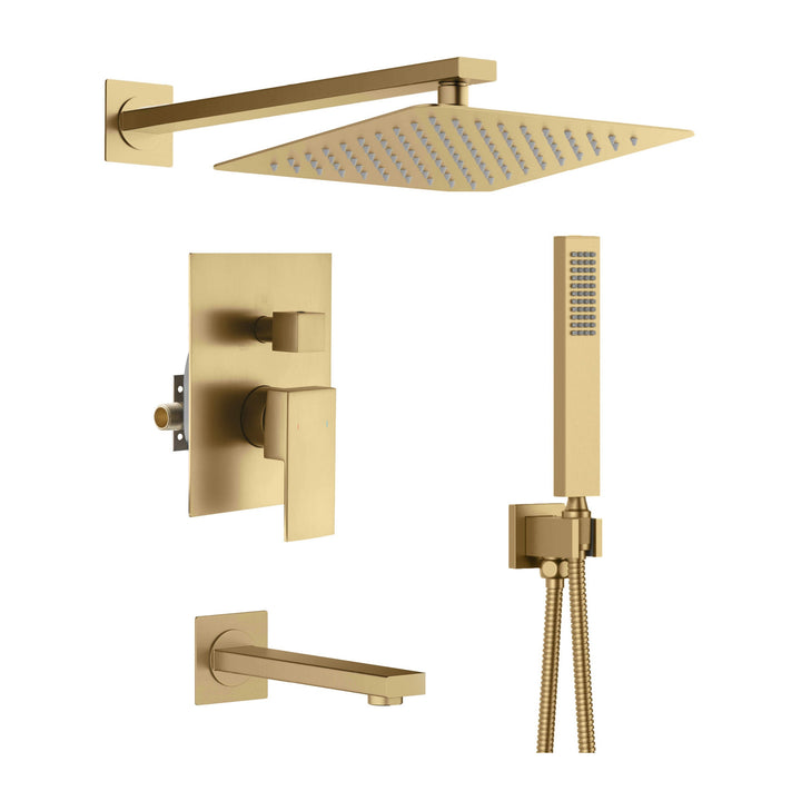 Quadra Pressure-Balanced Wall Mount Shower System