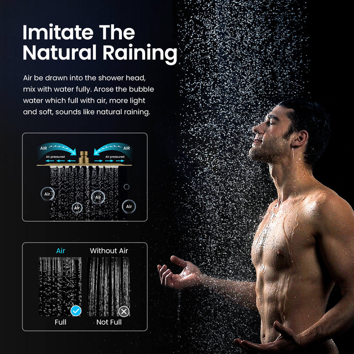 Quadra Pressure-Balanced Wall Mount Shower System