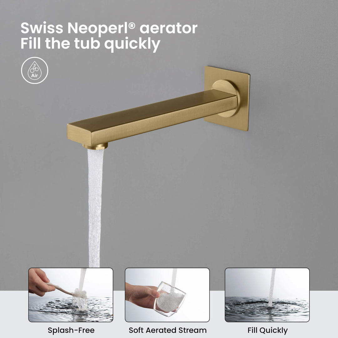 Quadra Pressure-Balanced Wall Mount Shower System