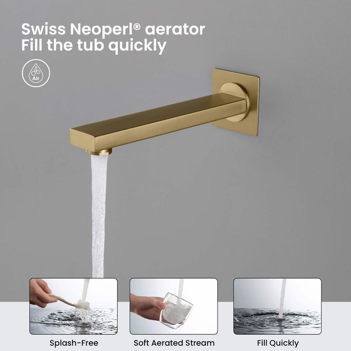 Quadra Pressure-Balanced Wall Mount Shower System