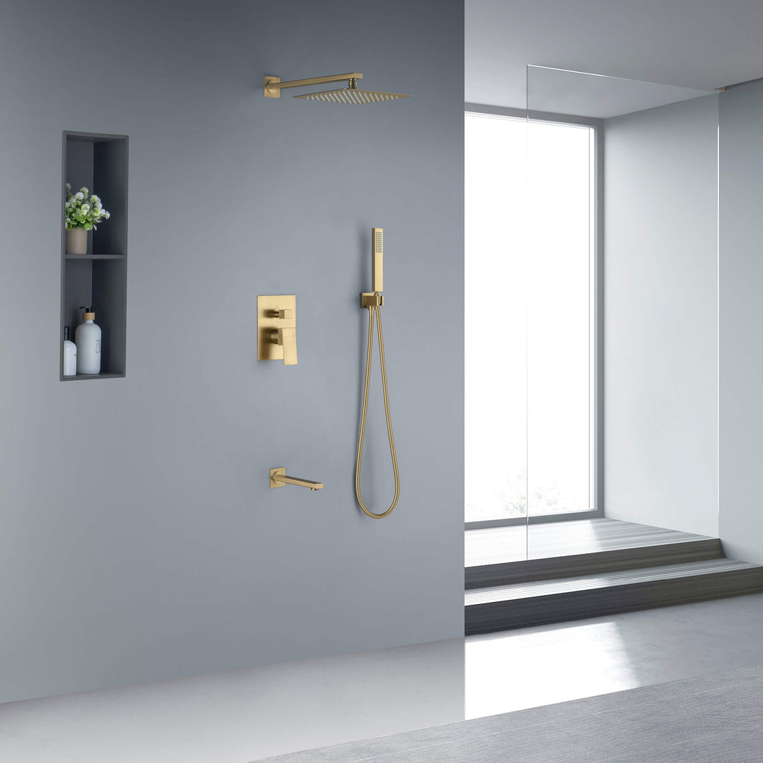 Quadra Pressure-Balanced Wall Mount Shower System
