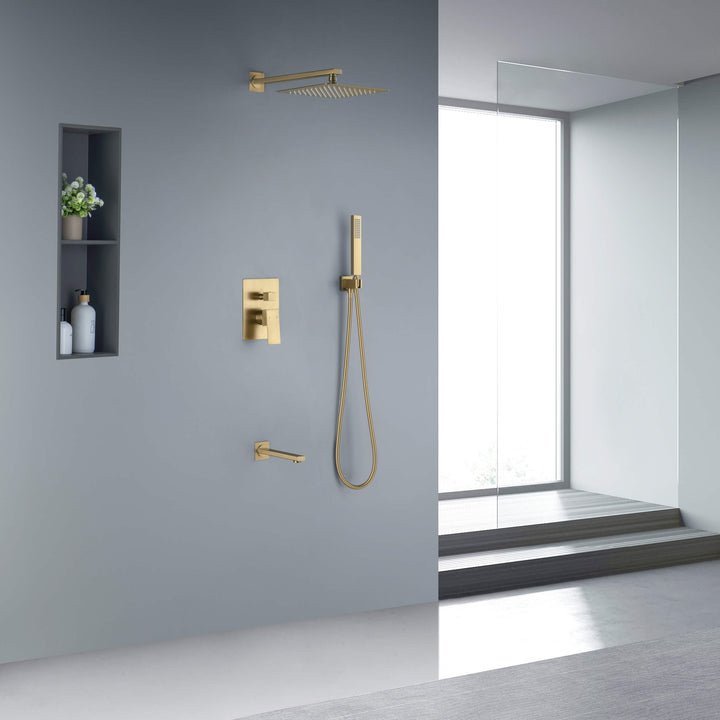Quadra Pressure-Balanced Wall Mount Shower System