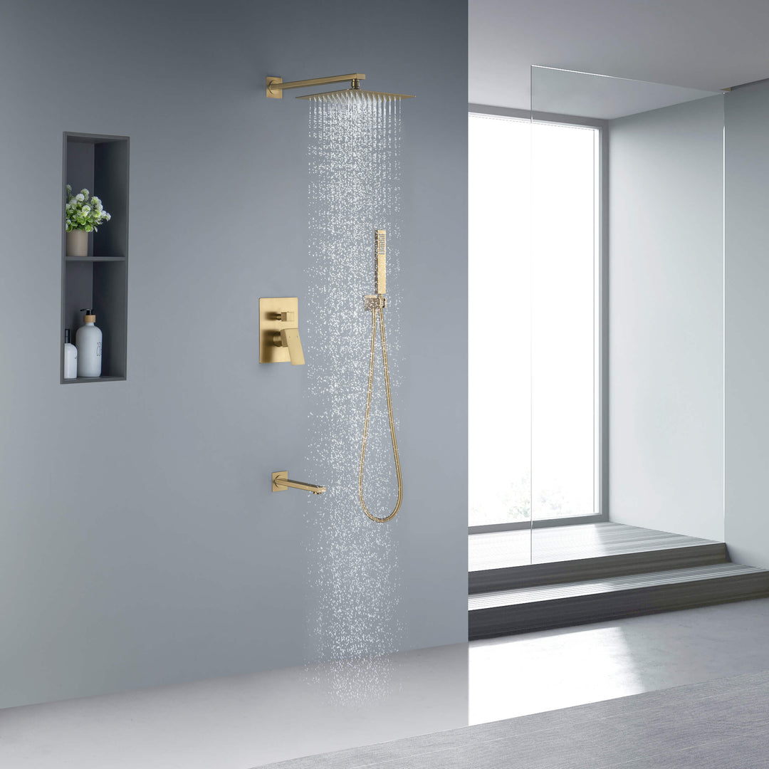 Quadra Pressure-Balanced Wall Mount Shower System
