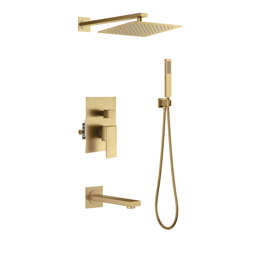Quadra Pressure-Balanced Wall Mount Shower System