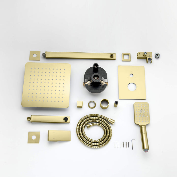 Quadra Pressure-Balanced Wall Mount Shower System