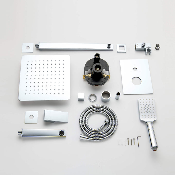 Quadra Pressure-Balanced Wall Mount Shower System