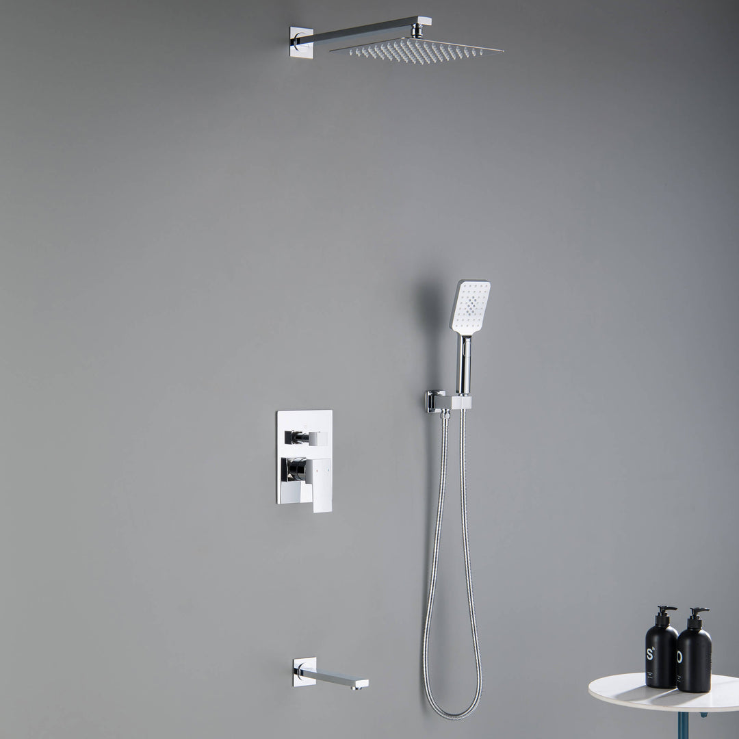 Quadra Pressure-Balanced Wall Mount Shower System