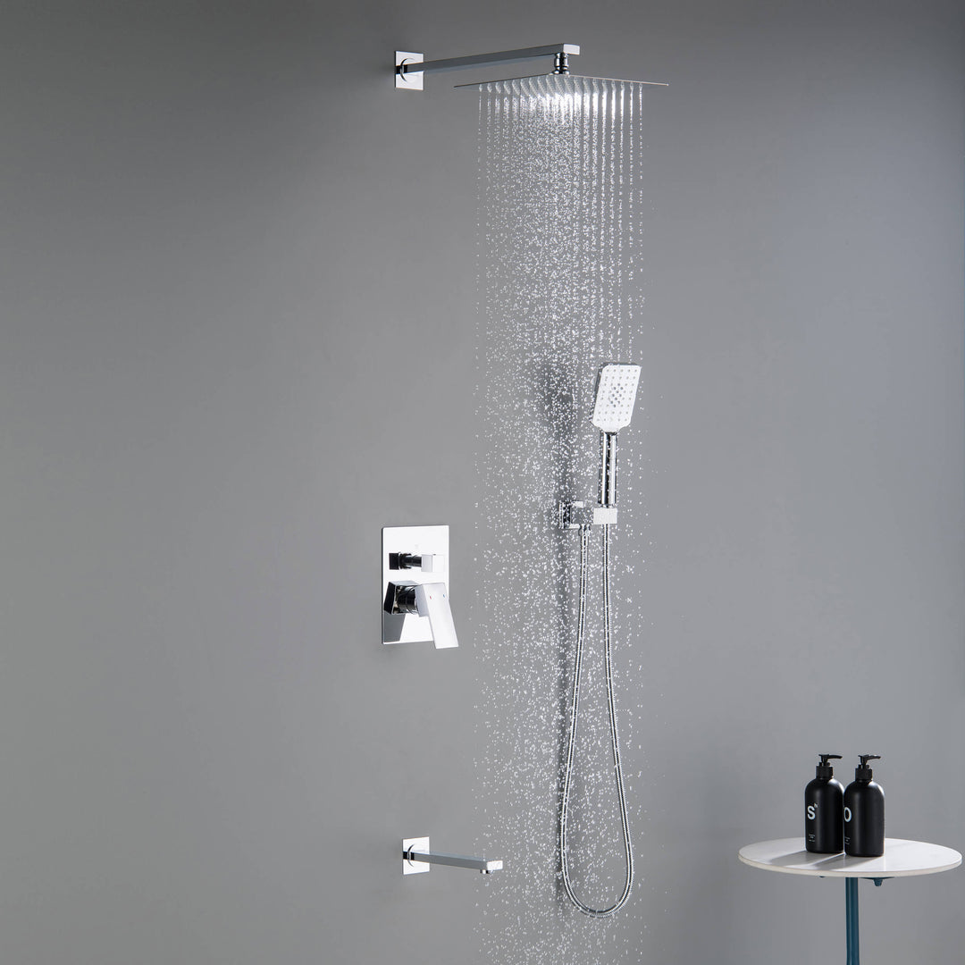Quadra Pressure-Balanced Wall Mount Shower System
