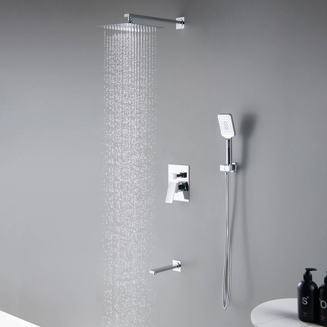 Quadra Pressure-Balanced Wall Mount Shower System