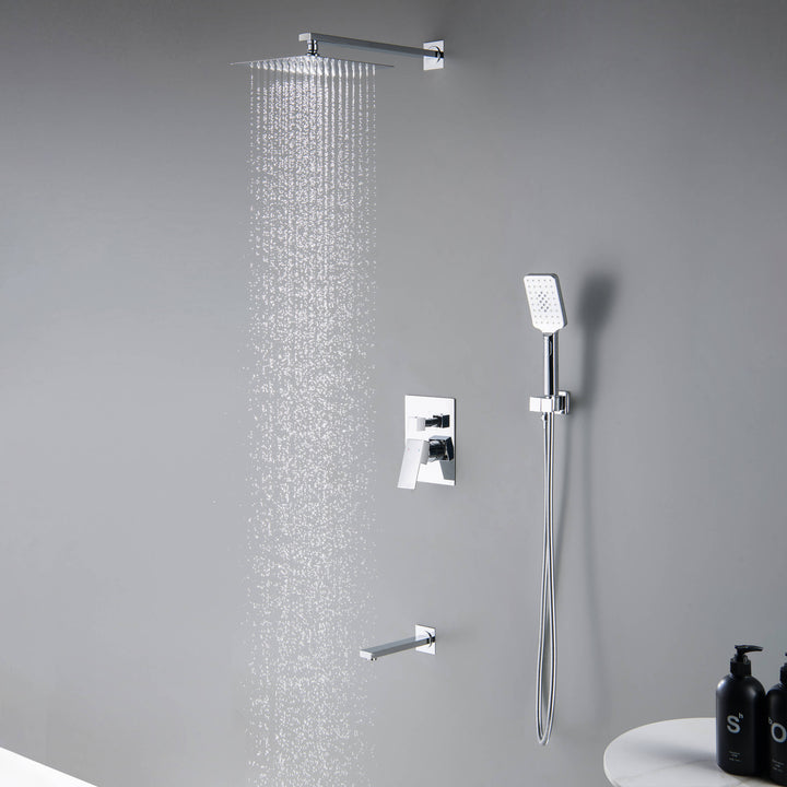 Quadra Pressure-Balanced Wall Mount Shower System