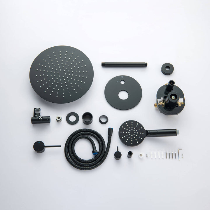 Halo Pressure-Balanced 2-Function Ceiling-Mount Shower System with Rough-In Valve