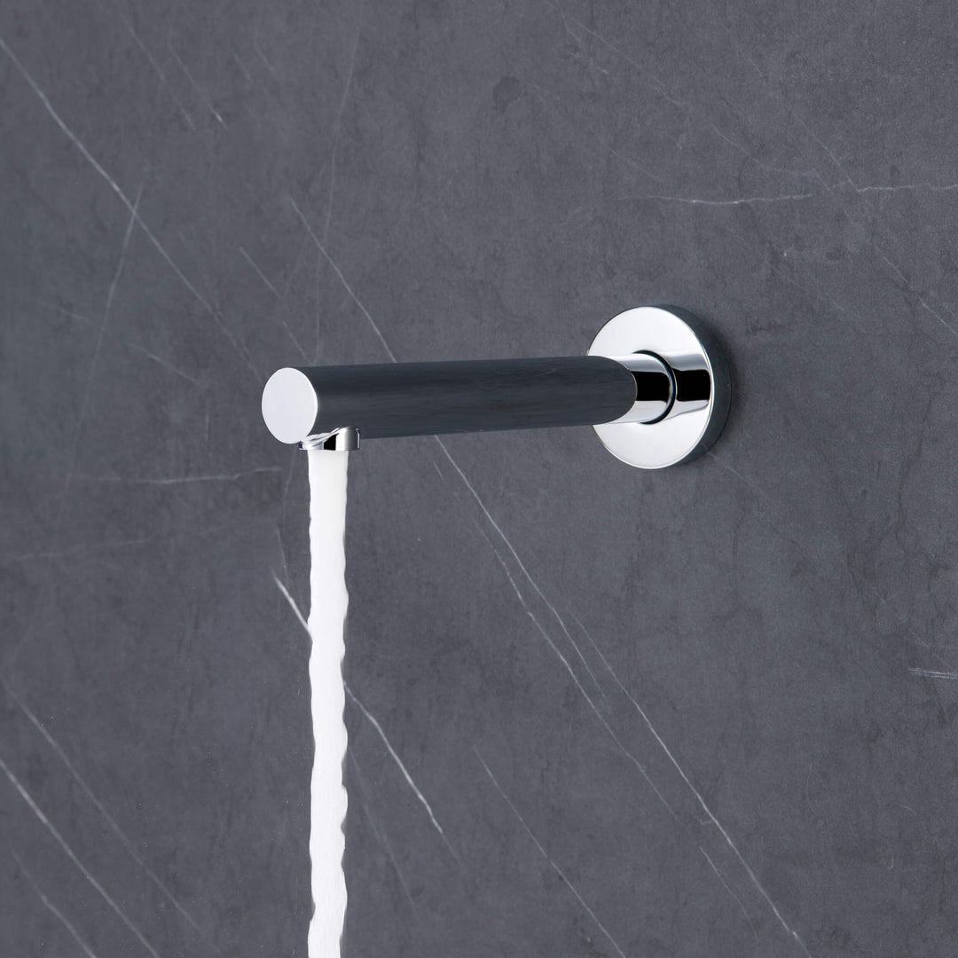 Halo Pressure-Balanced 3-Function Ceiling-Mount Shower System with Rough-In Valve