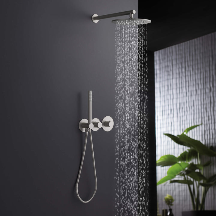 Halo 2-Function Thermostatic Wall-Mount Shower System with Rough-In Valve