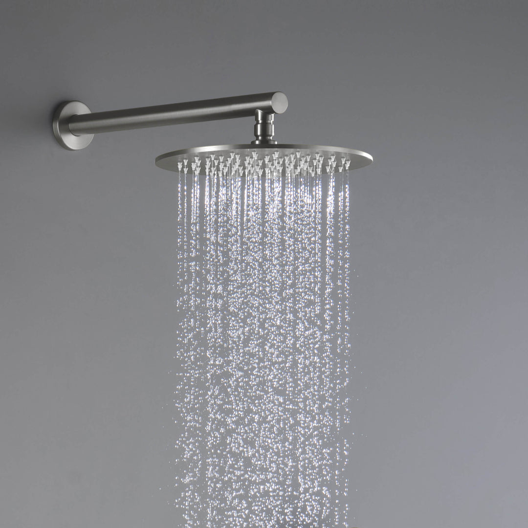 Halo 2-Function Thermostatic Wall-Mount Shower System with Rough-In Valve