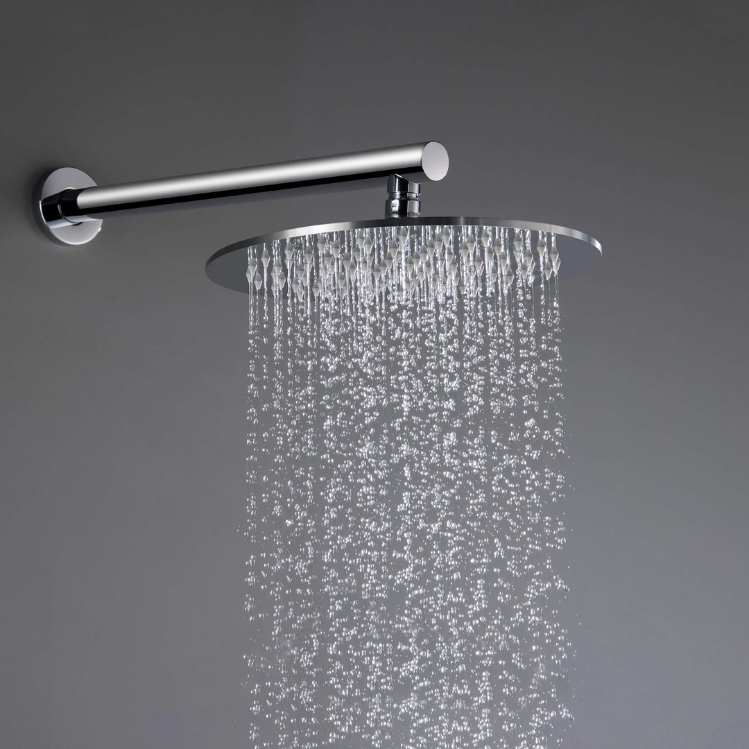 Halo 2-Function Thermostatic Wall-Mount Shower System with Rough-In Valve