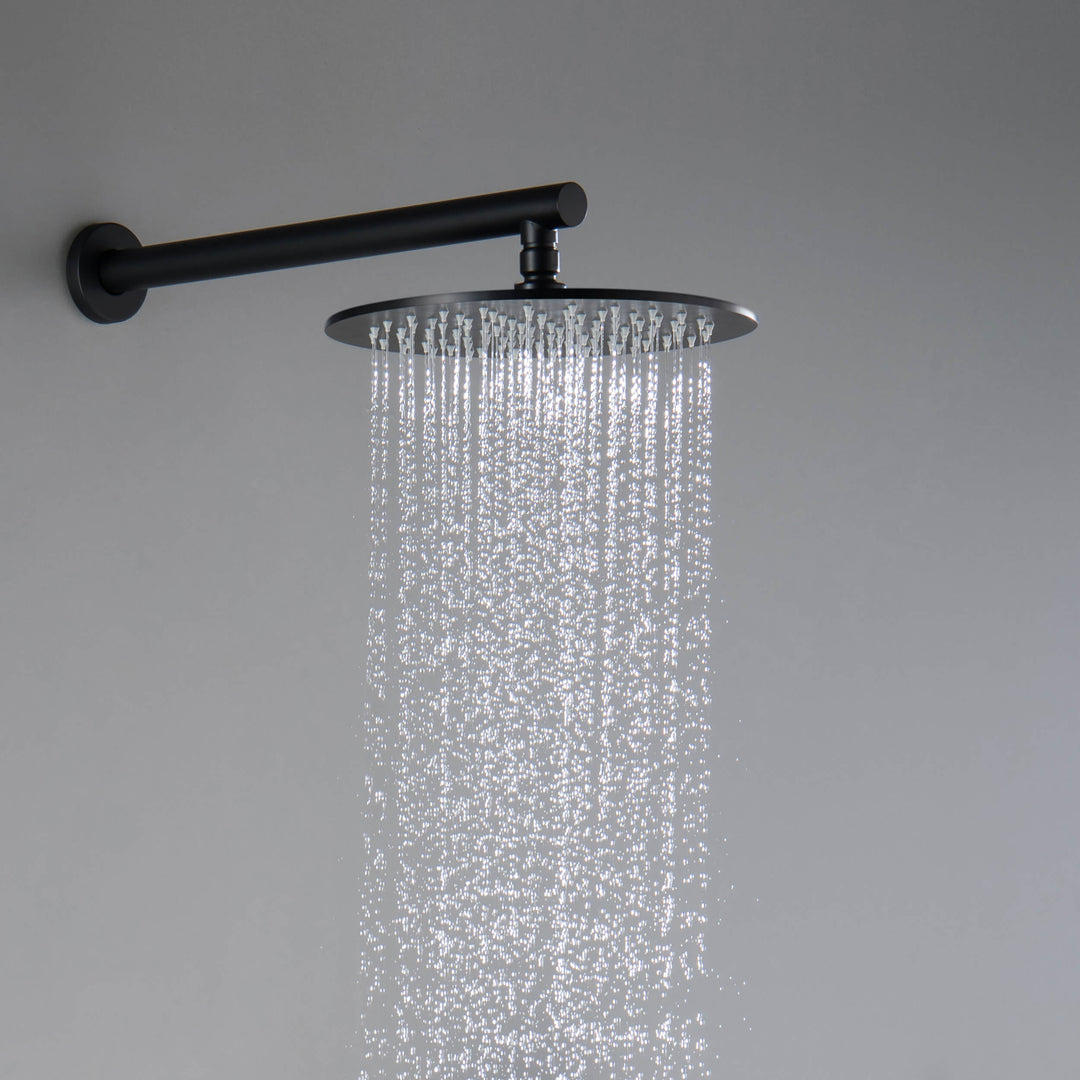 Halo 2-Function Thermostatic Wall-Mount Shower System with Rough-In Valve