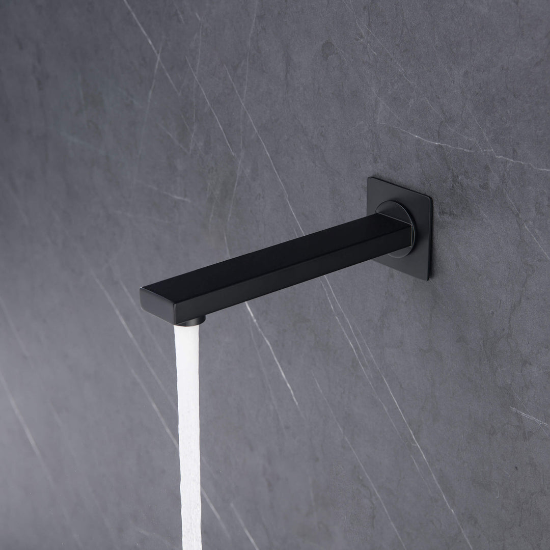 Quadra Pressure-Balanced 3-Function Ceiling Mount Shower System with Rough-In Valve