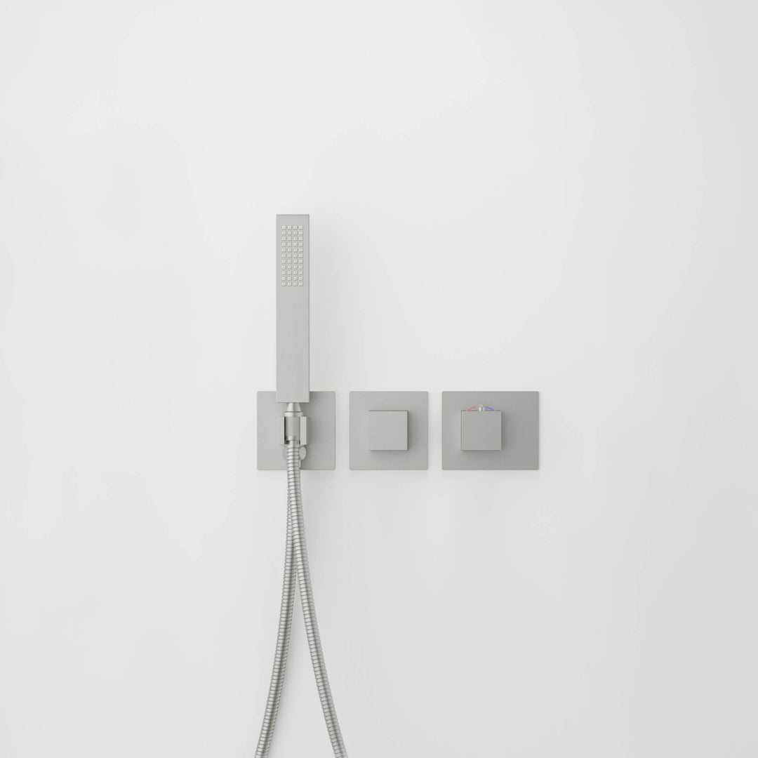 Quadra 2-Function Thermostatic Wall Mount Shower System with Rough-In Valve
