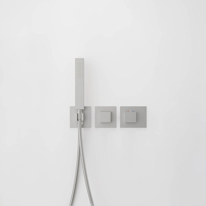 Quadra 2-Function Thermostatic Wall Mount Shower System with Rough-In Valve